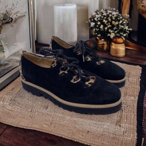 RON WHITE Suede Leather and Hair on Hyde